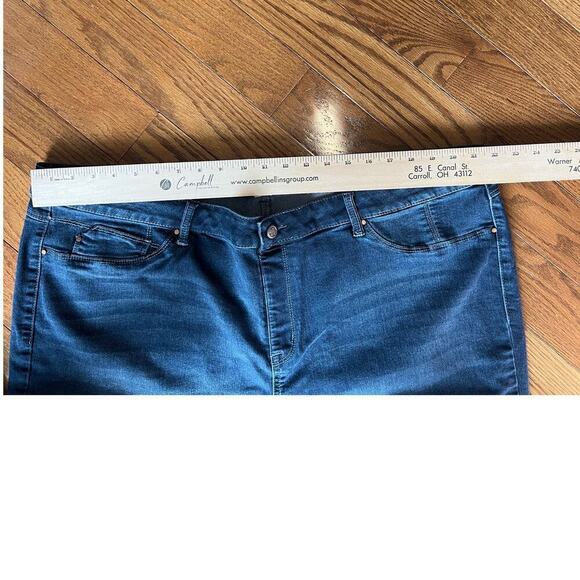 Laurie Felt Silky Baby Bell Bootcut Jeans Vital Stretch Technology Dark Wash 3X - Picture 10 of 15